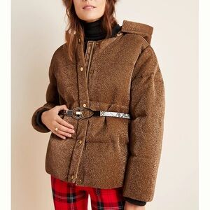 NWT $275 Scotch & Soda Shimmer Puffer Jacket